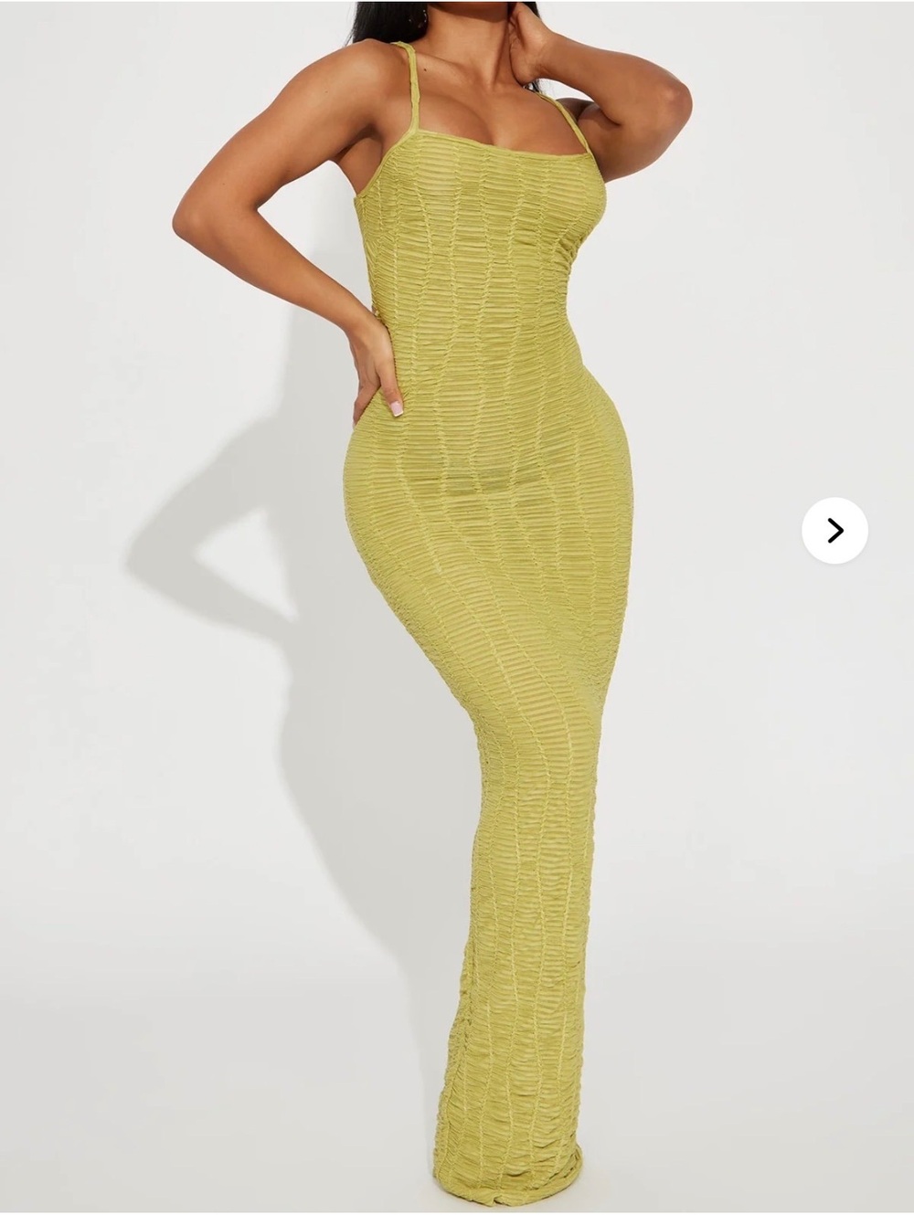 Fashionova Women’s New Ari Textured Maxi Dress M
